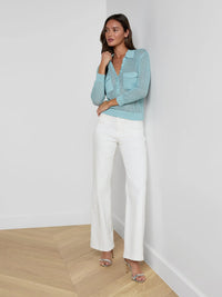 L'Agence Carine Top Light Blue