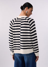 Liu Jo Cardigan With Jewel Embroidery White Night Blue