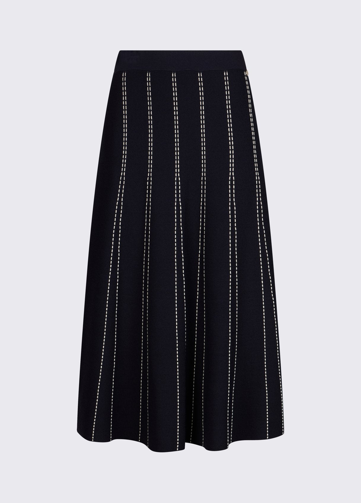Liu Jo Knit Midi Skirt Night Blue