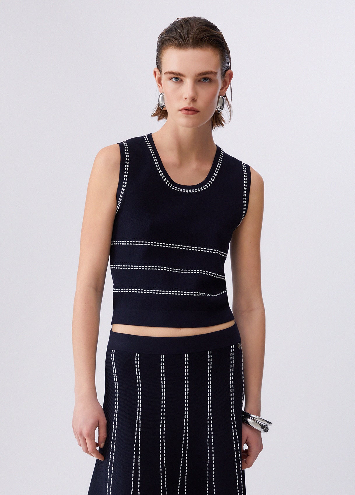 Liu Jo Knit Top Night Blue