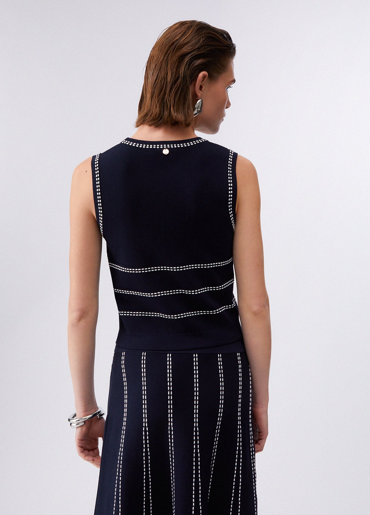 Liu Jo Knit Top Night Blue