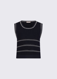 Liu Jo Knit Top Night Blue