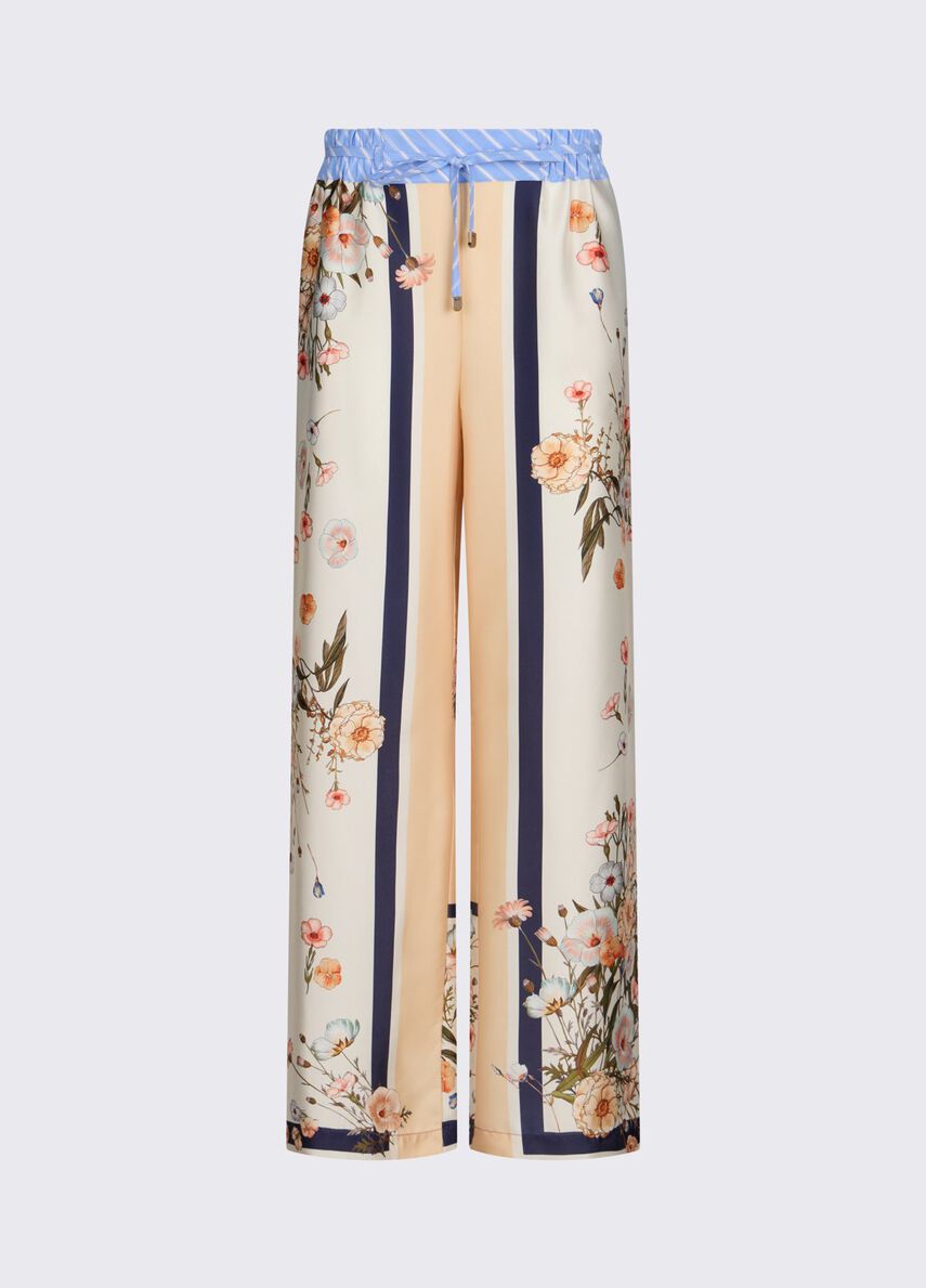 Liu Jo Blossom Twill Pants