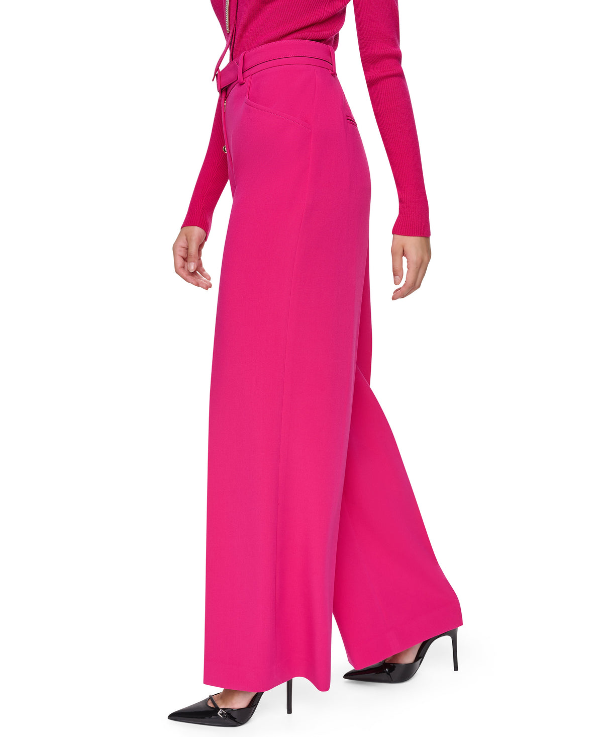 Sonia Rykiel High-waist straight belted pant