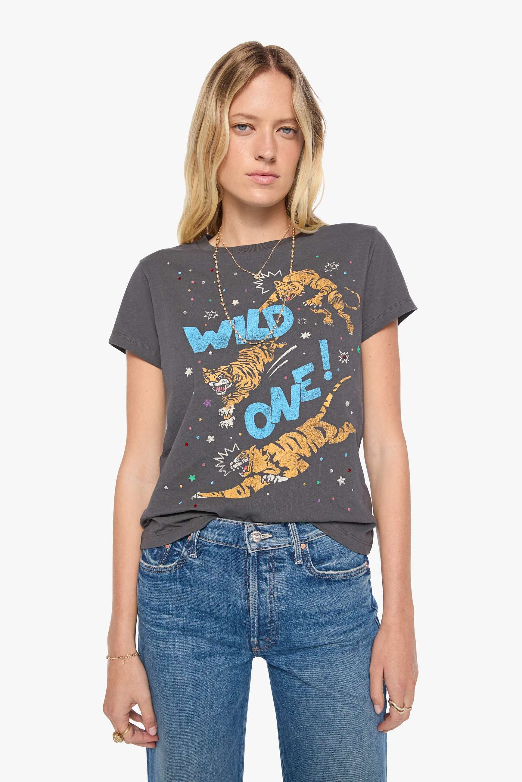 Mother The Boxy Goodie Goodie Tees Wild One