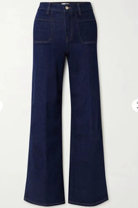 Frame The Pearl Slim Palazzo Modernist Pocket Rinse
