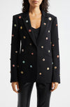 Cinq À Sept Karlie Enamel Flower Blazer