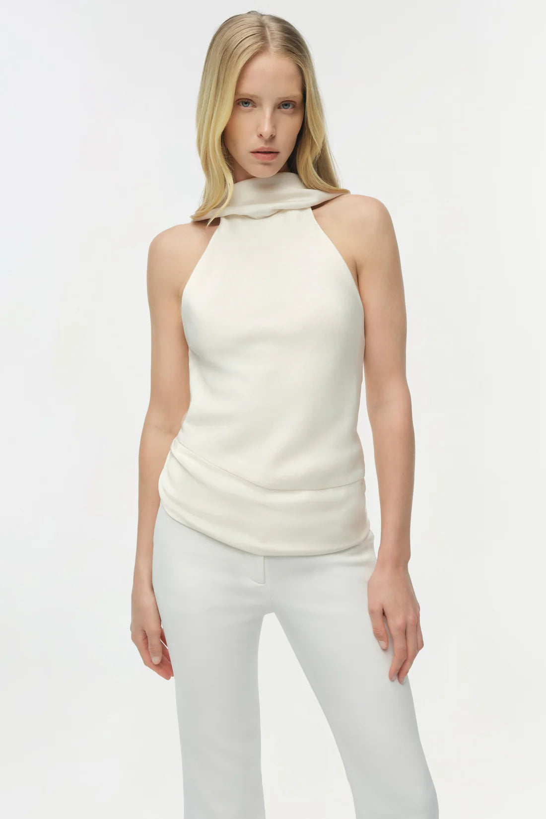 Simkhai Samira Satin Cape Top