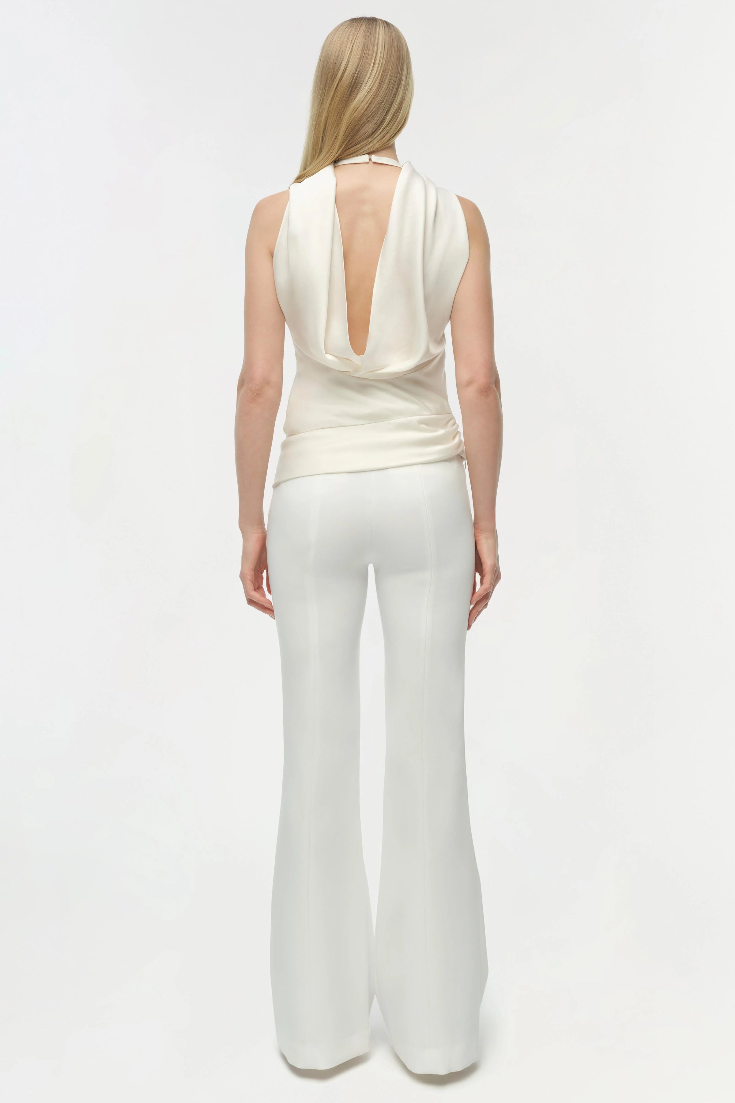 Simkhai Samira Satin Cape Top