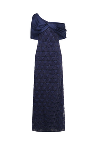 Robe en tulle texturé Theia Anabella