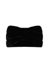 Châle en fausse fourrure de vison Theia 88516912-199 Noir
