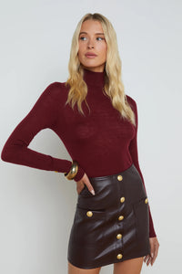 L'Agence Flora Turtleneck Sweater