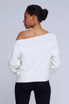 L'Agence Shan Off the Shoulder Sweater
