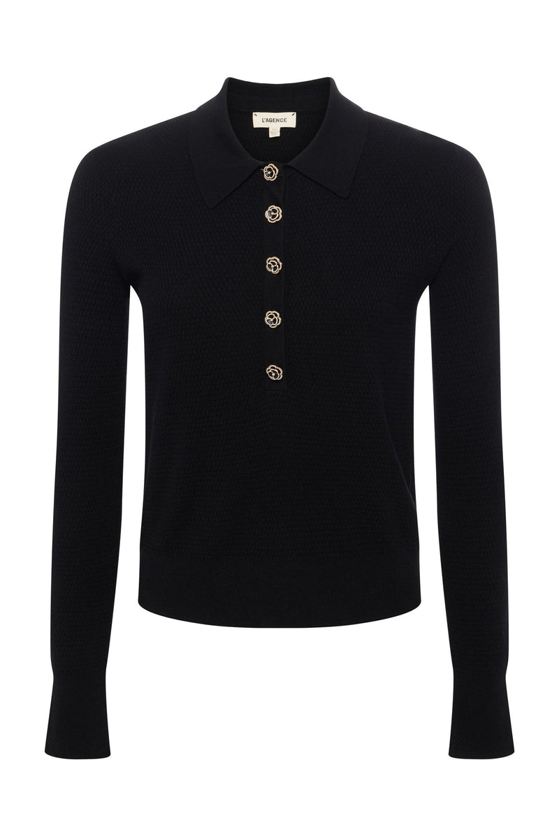 L'Agence Sterling Silk-Cotton Sweater