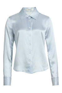 Frame The Office Shirt Bay Blue Stripe