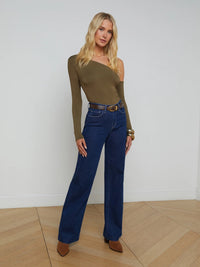 L'Agence Clayton Wide-Leg Jean