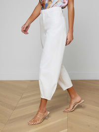 L'Agence Krista H/R Tapered Leg Blanc