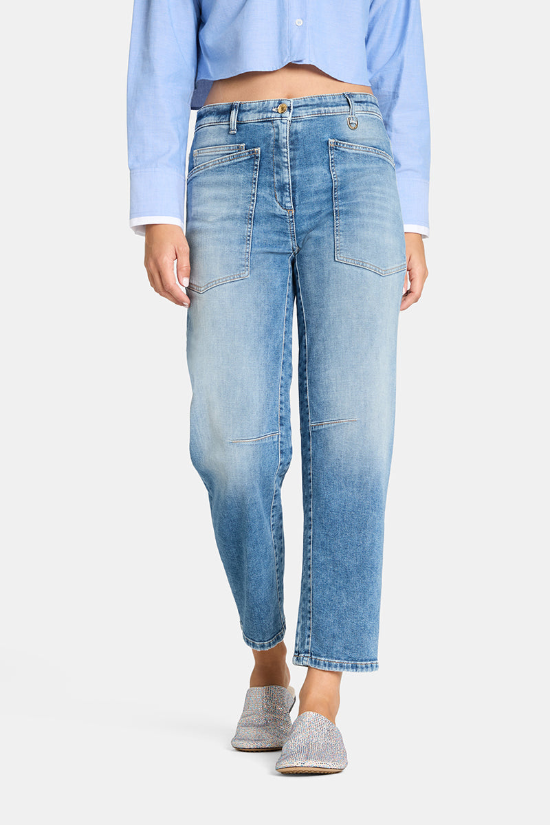 Jeans O-Shaped Cropped