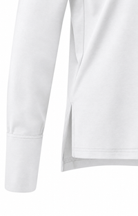 YAYA Jersey top with long sleeves and woven cuffs