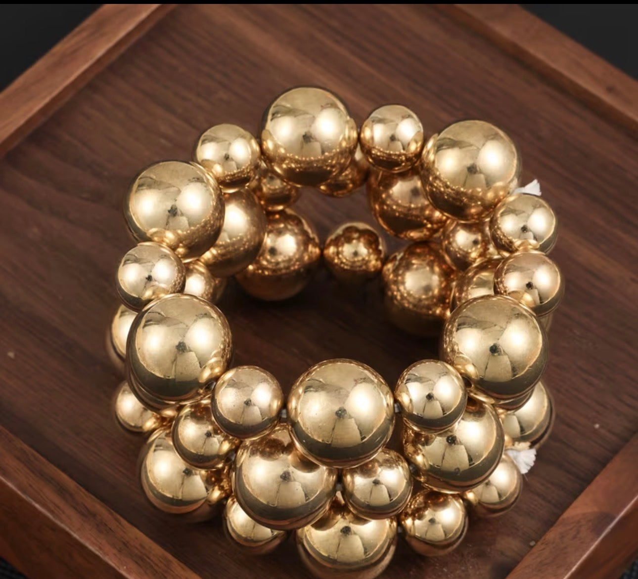 Bracelet à bulles épaisses