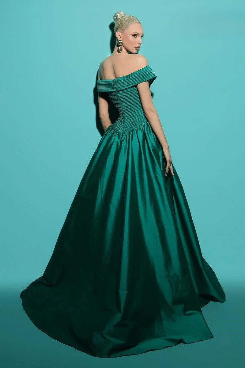 Tarik Ediz Off Shoulder Bonny Dress Tarik Ediz Off Shoulder Bonny Dress