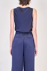 Simkhai Nubia Draped Woven Top