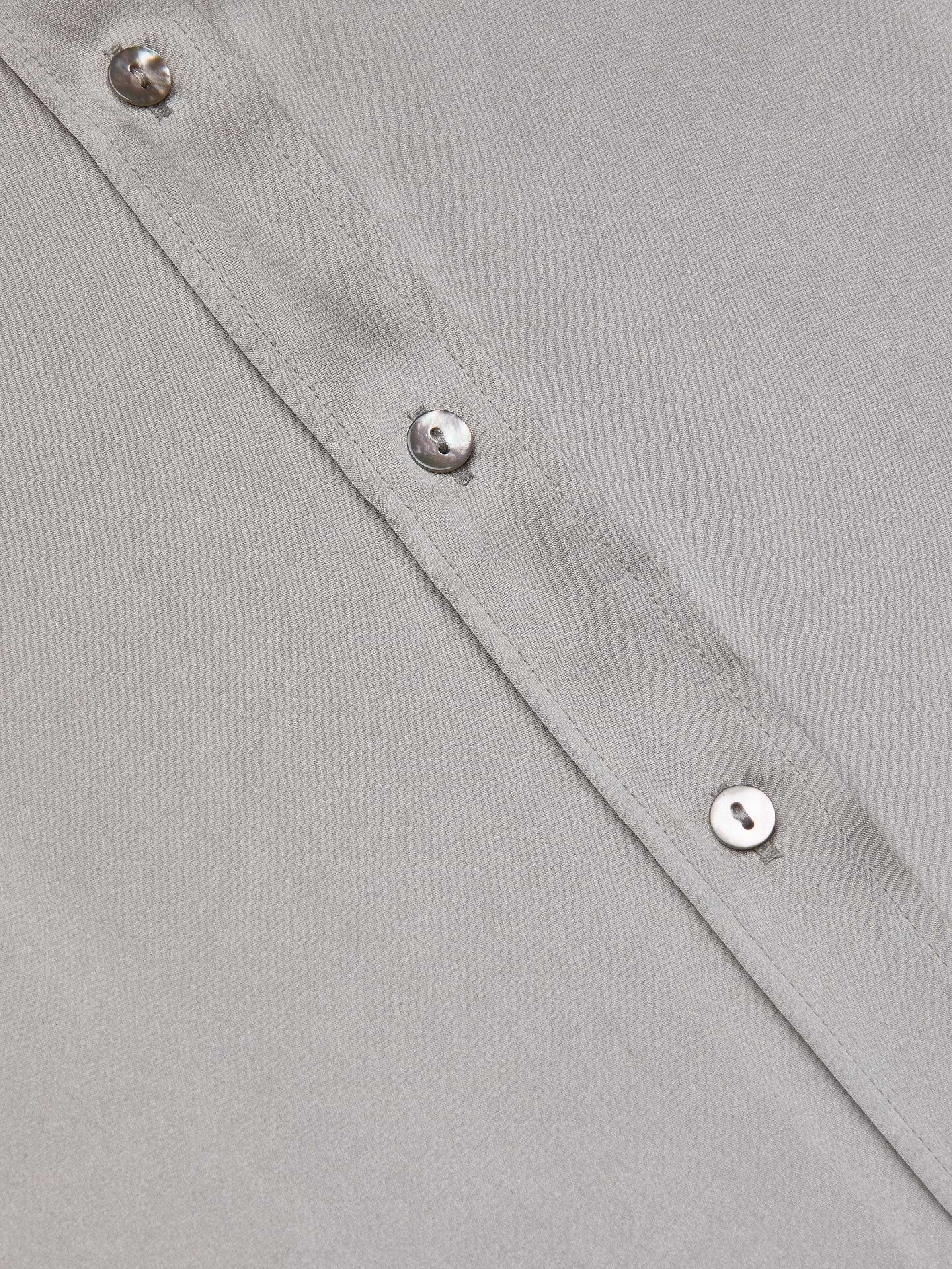 L'Agence Dani 3/4 Sleeve Blouse Light Pewter