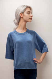 Pull à manches courtes décontracté Repeat