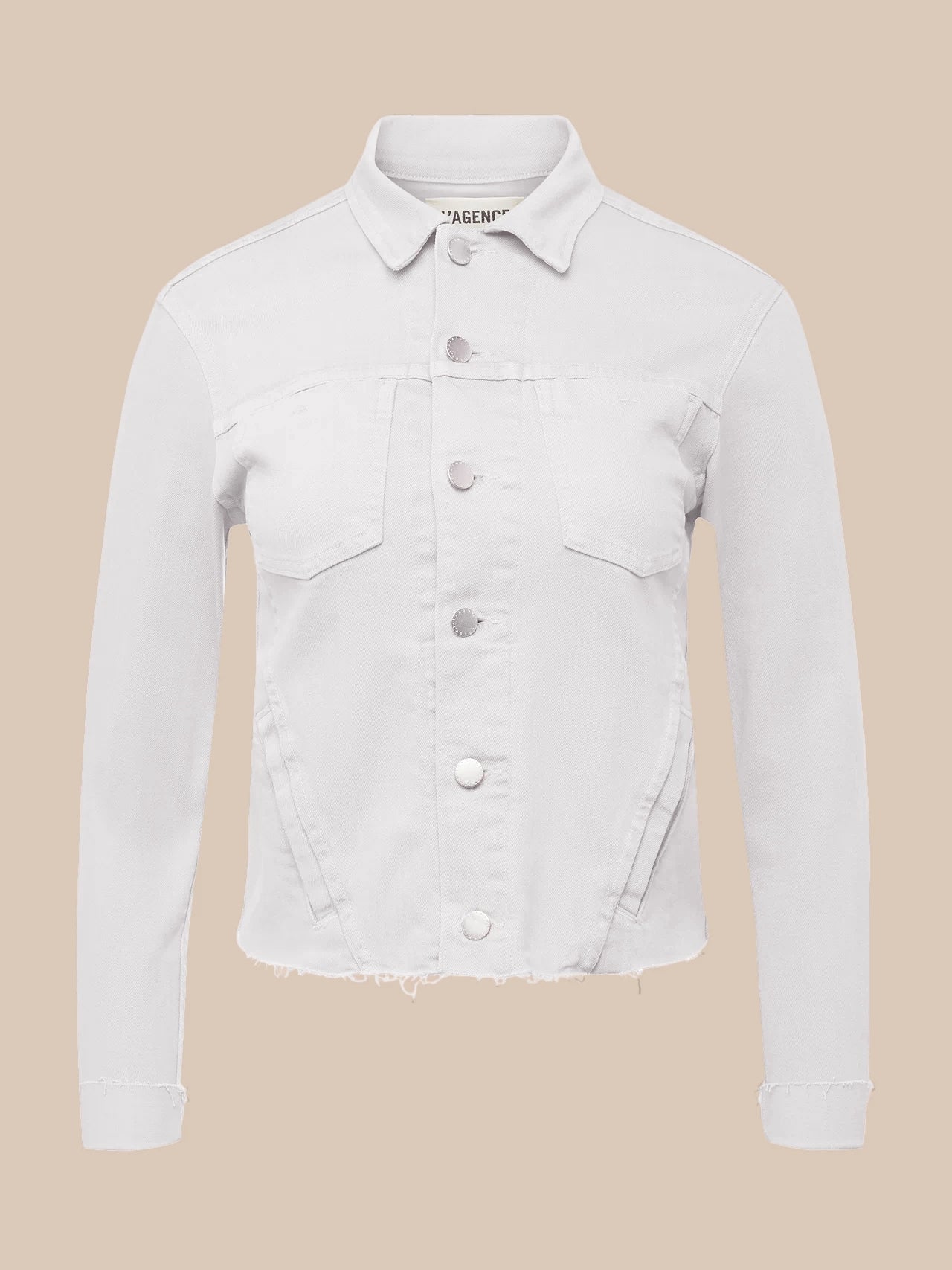 L'agence Veste Slim Raw Blanche Blanc White