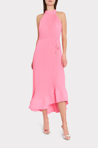 Milly Nalani Pleated Midi dress