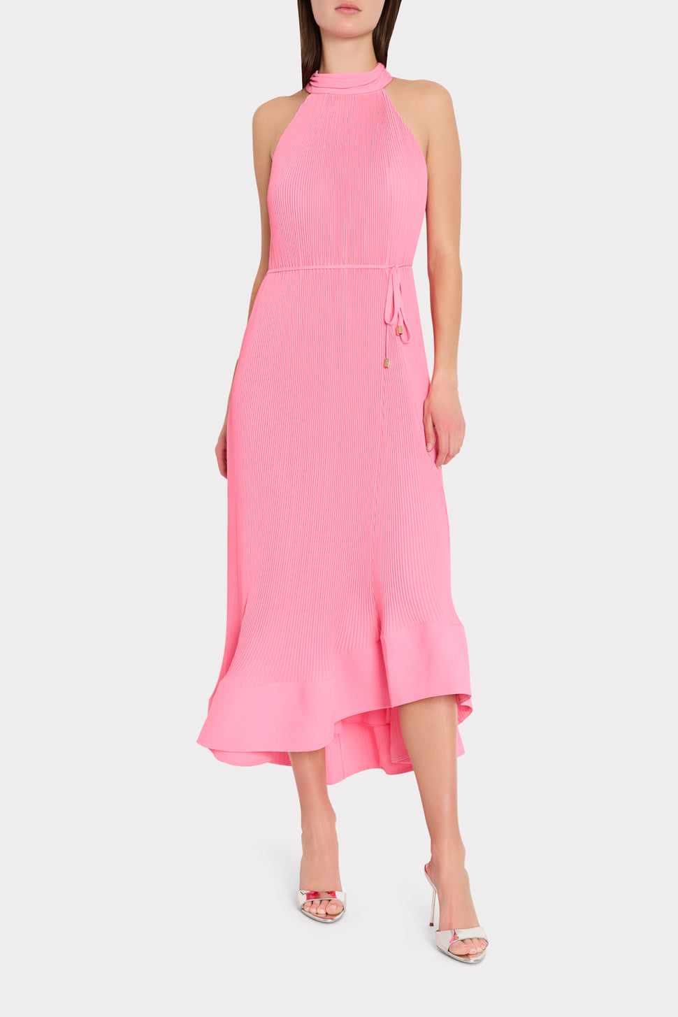 Milly Nalani Pleated Midi dress