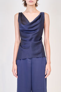 Simkhai Nubia Draped Woven Top