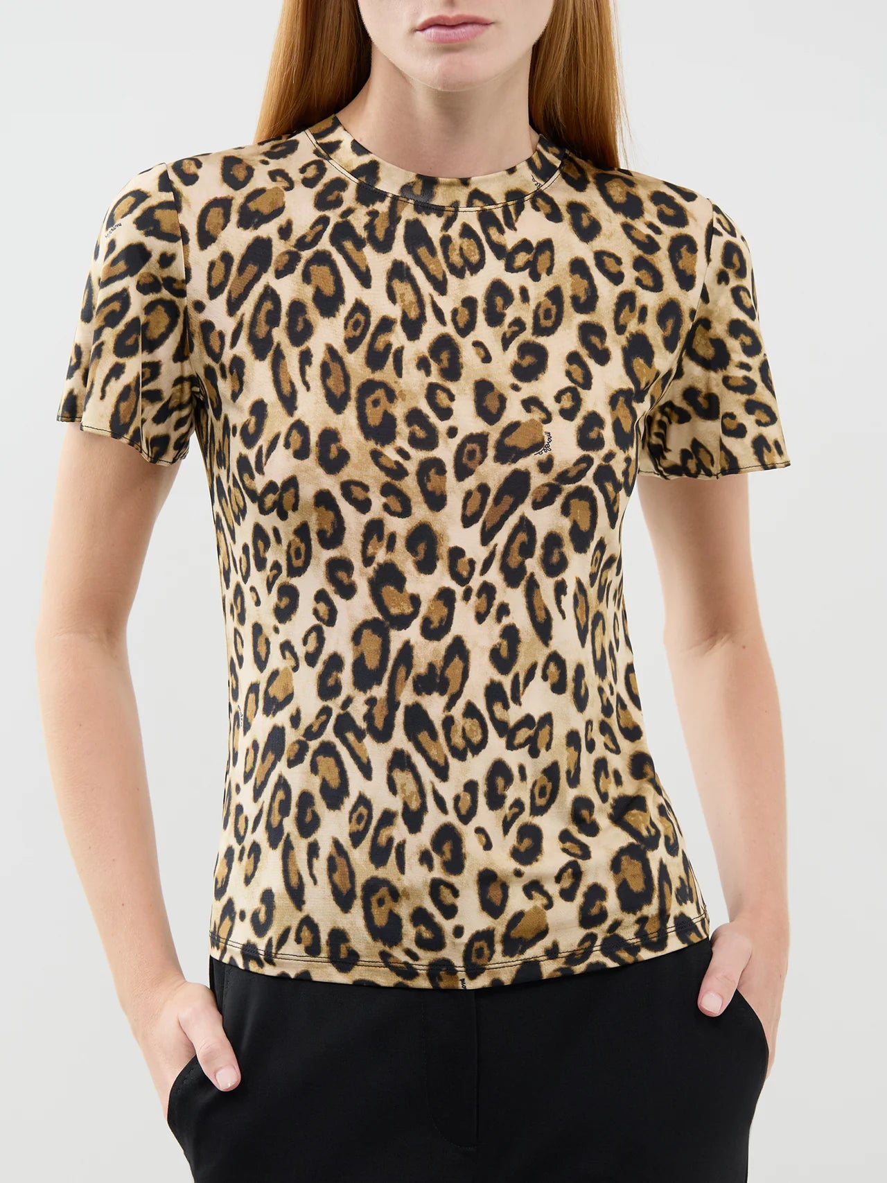Marella Matassa T-Shirt Camel Spotted