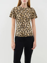 Marella Matassa T-Shirt Camel Spotted