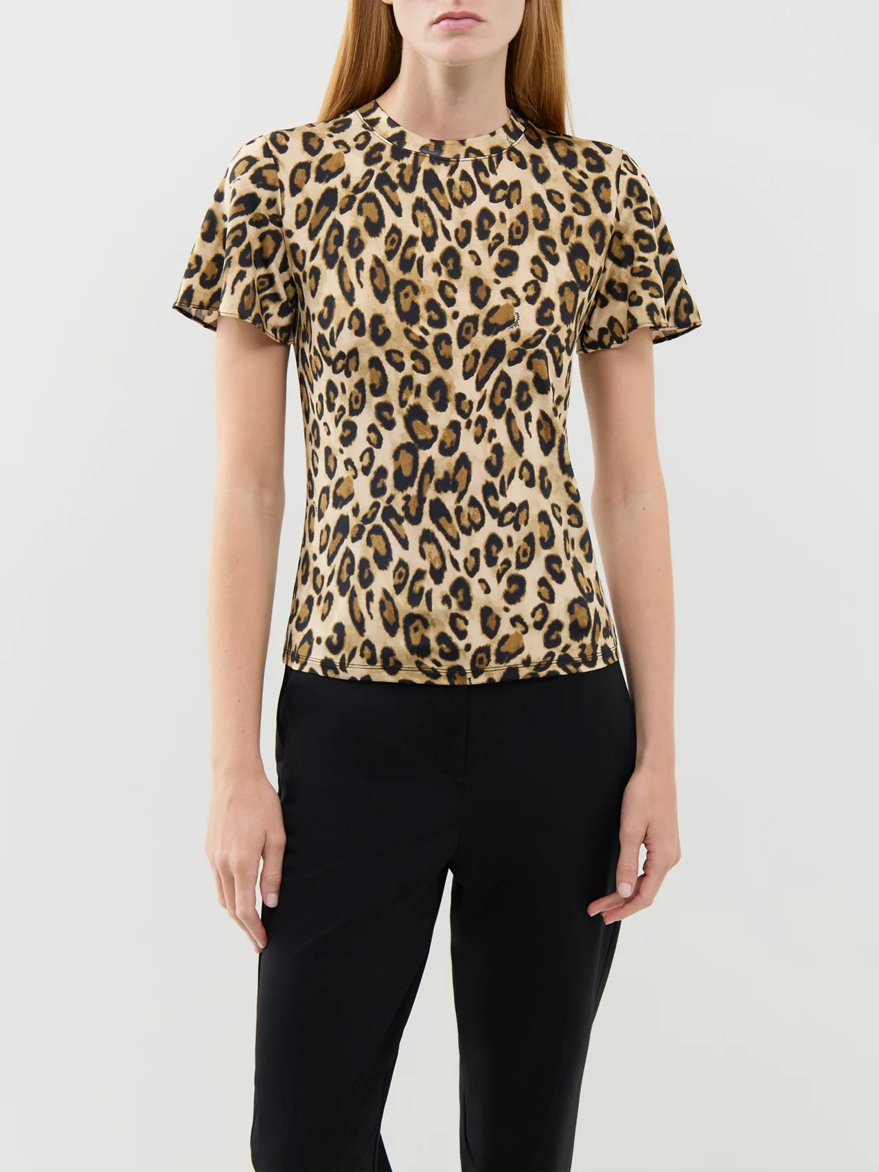 Marella Matassa T-Shirt Camel Spotted