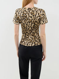 Marella Matassa T-Shirt Camel Spotted