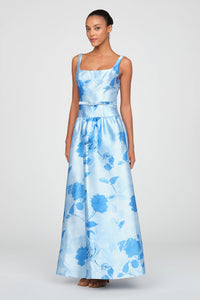 La Petite Robe de Chloe Robe Florale Aqua