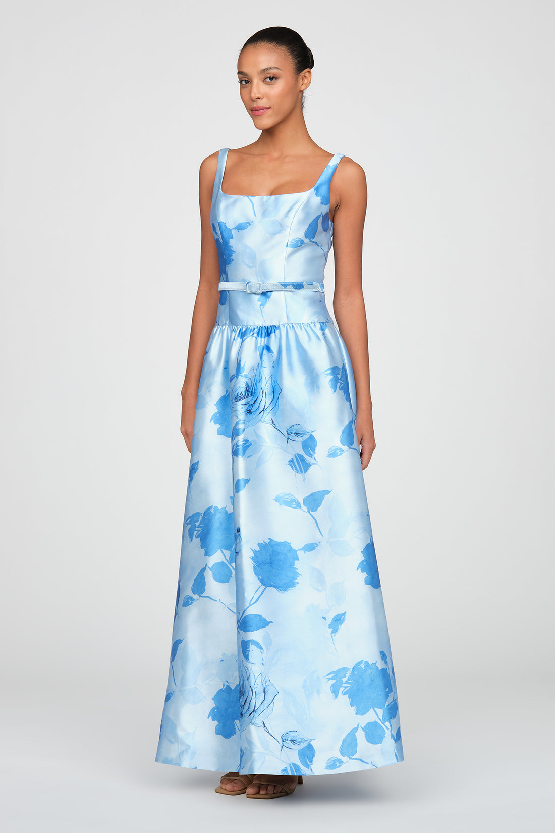 La Petite Robe de Chloe Robe Florale Aqua