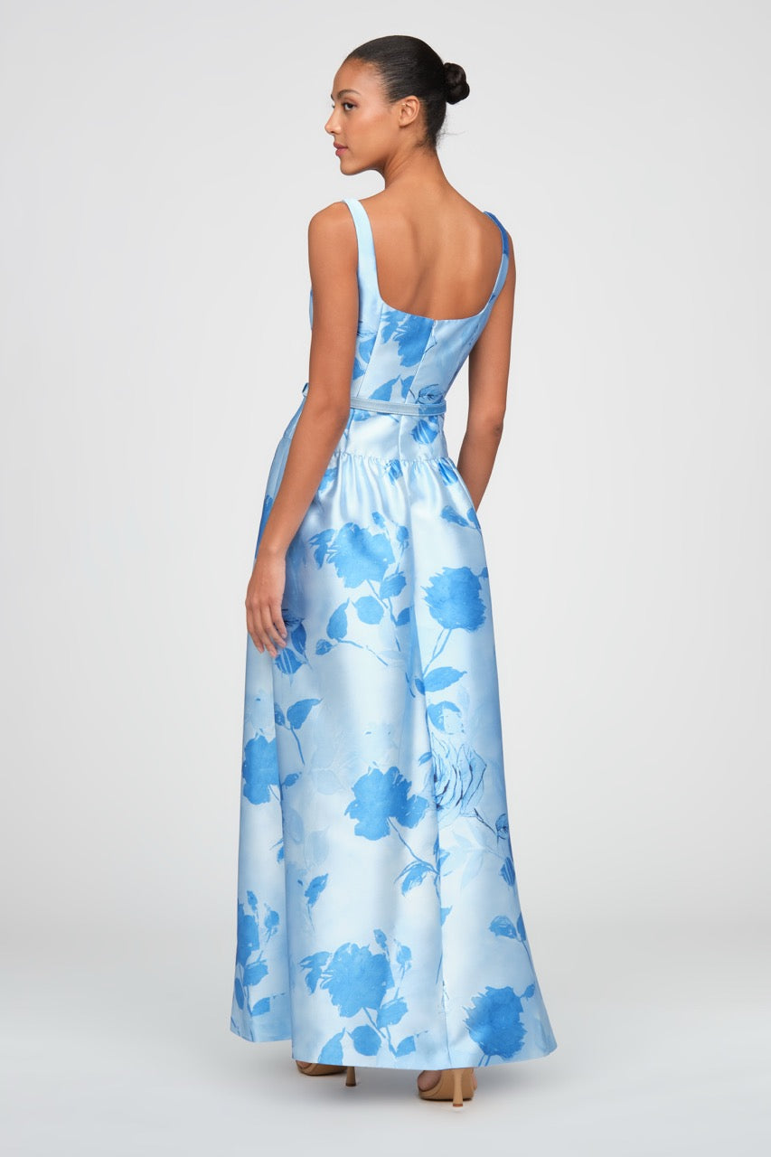 La Petite Robe de Chloe Robe Florale Aqua