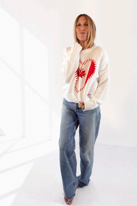 Kerri Rosenthal Pull Boyfriend Feuille d'Érable Blanc
