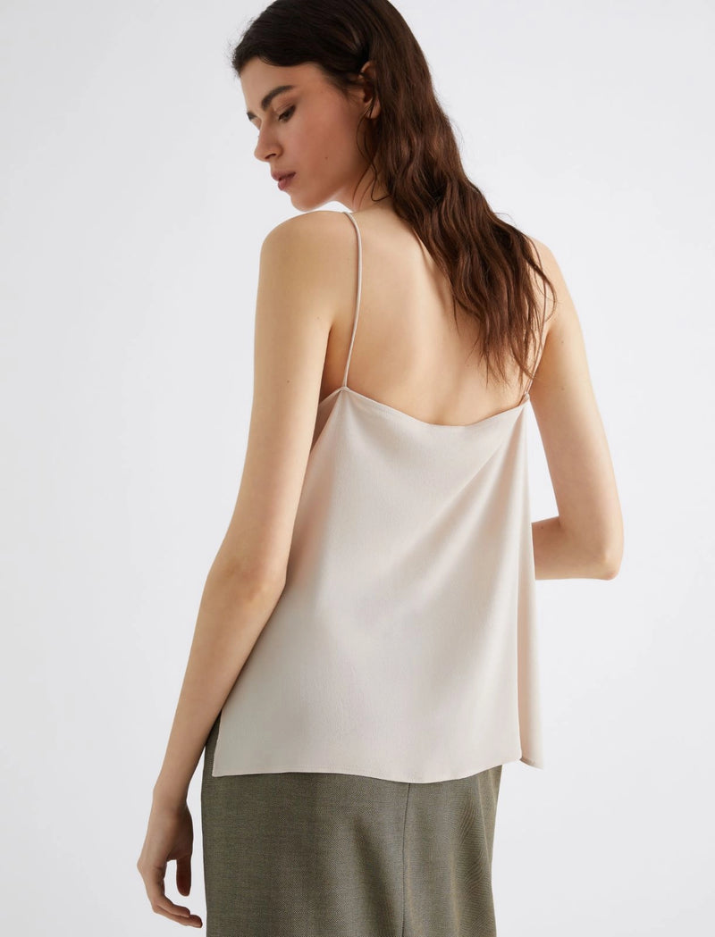 Camisole Marella Spuma en soie avec détails en dentelle (nouvelles couleurs)