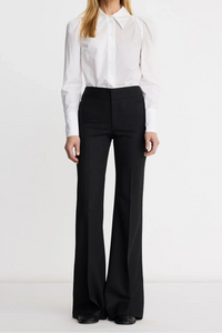 Smythe Lisbon Straight Leg Pant Deep Black