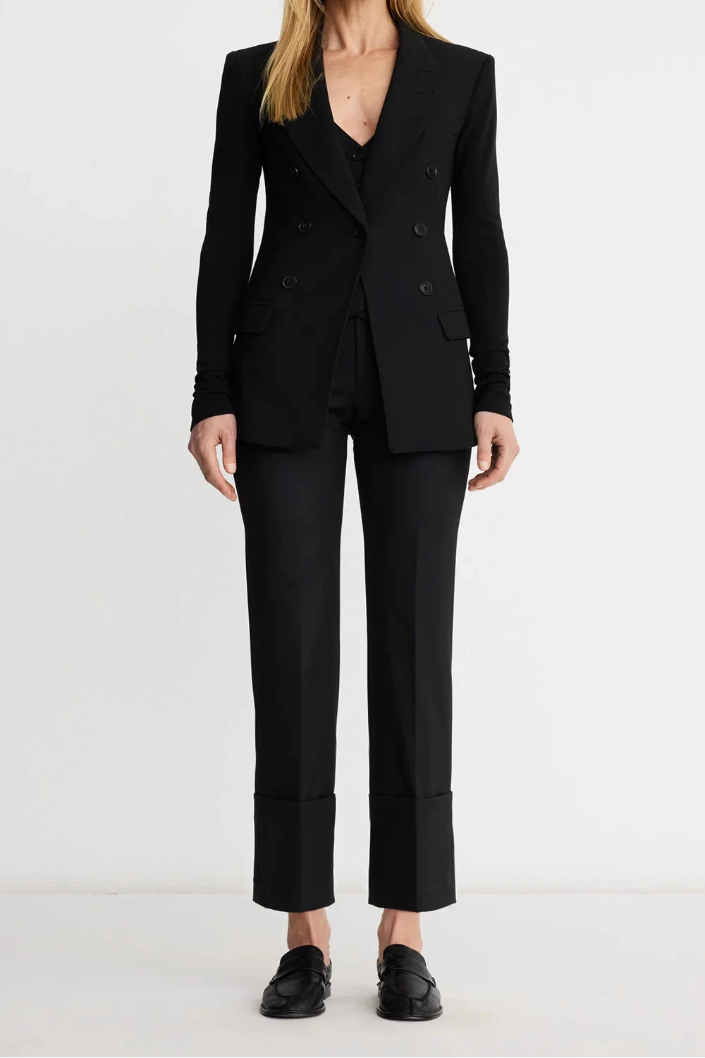 Smythe Not A DB Blazer With Jersey Sleeve - Black