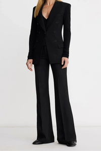 Smythe Not A DB Blazer With Jersey Sleeve - Black