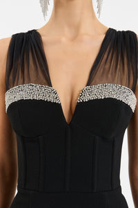 Robe mini Astros Rebecca Vallance noire