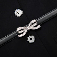 Top ajusté en crêpe autoportrait