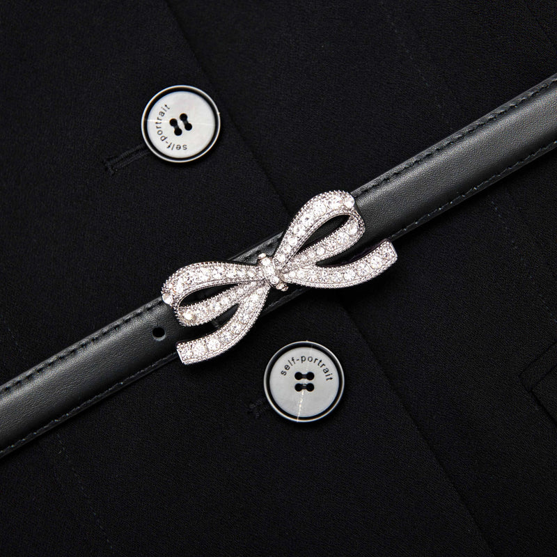 Top ajusté en crêpe autoportrait