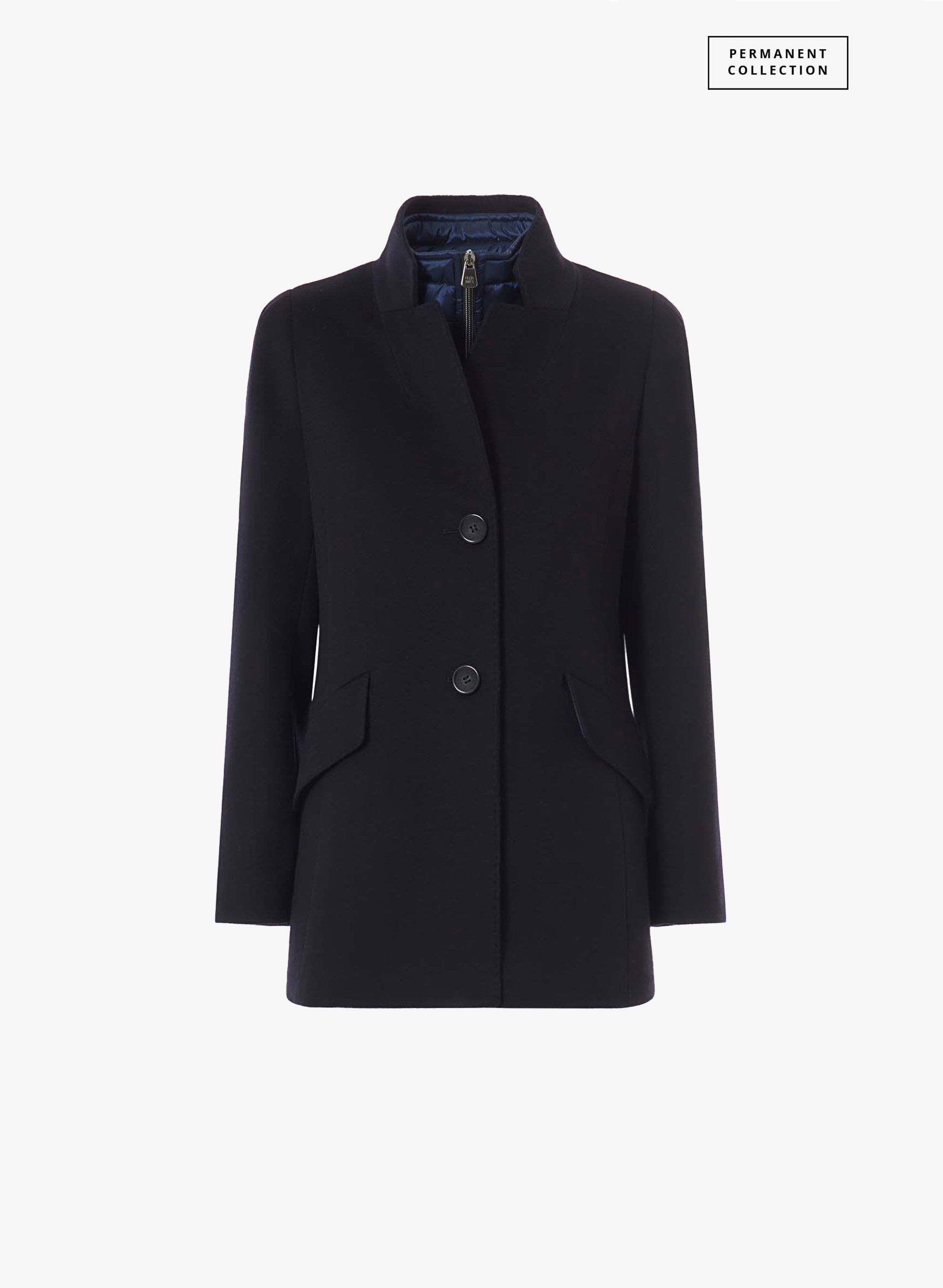 Cinzia Rocca Short Coat - Blue Navy