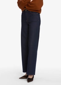 Frame LSPEB814-FRWY Jean Le Slim Palazzo à boutons apparents Fairway
