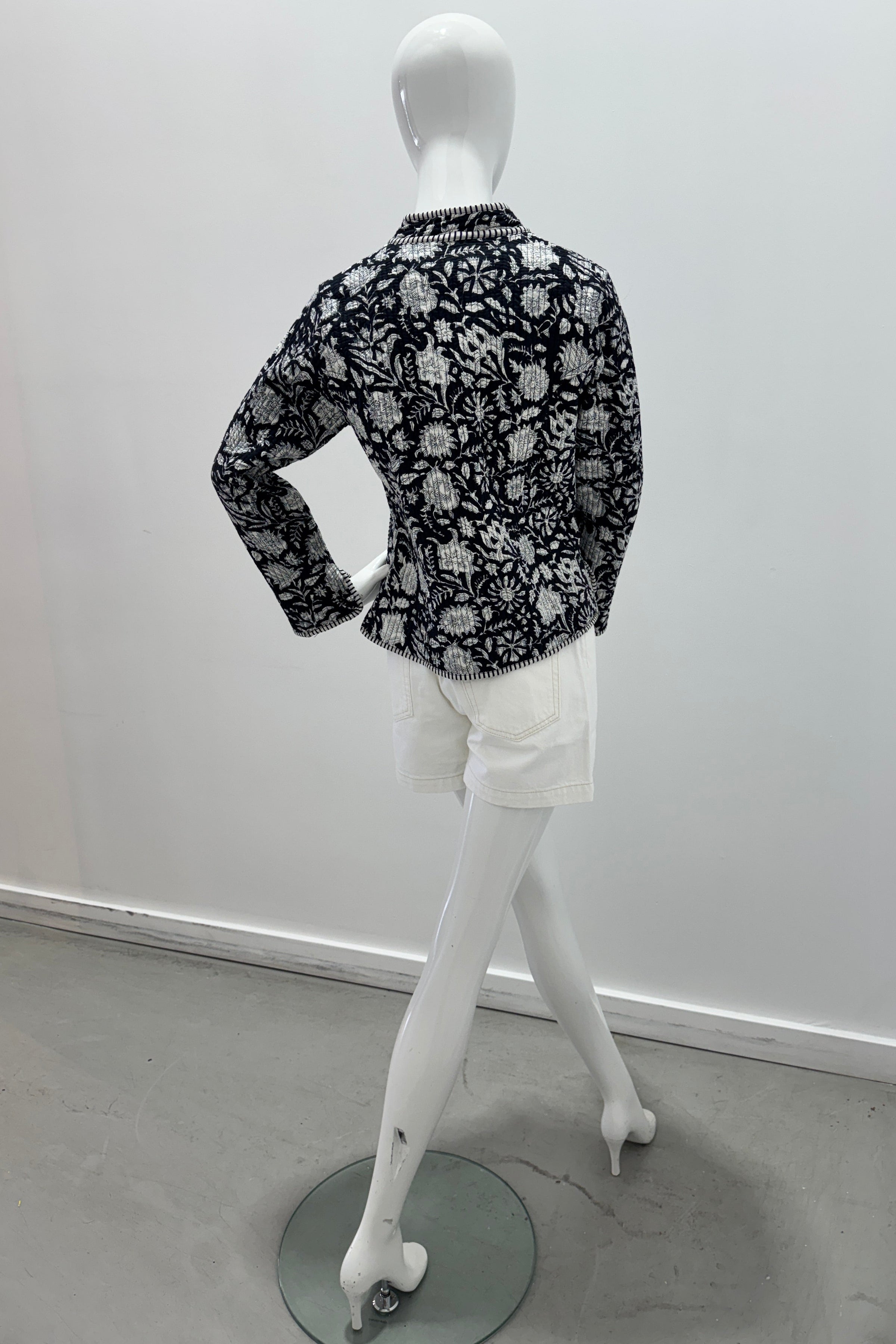 Veste matelassée réversible en coton